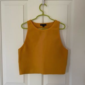 yellow halter tank